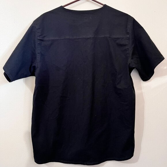 Carhartt Men's Slim Fit 6 pockets Scrub top black size L - Picture 2 of 13